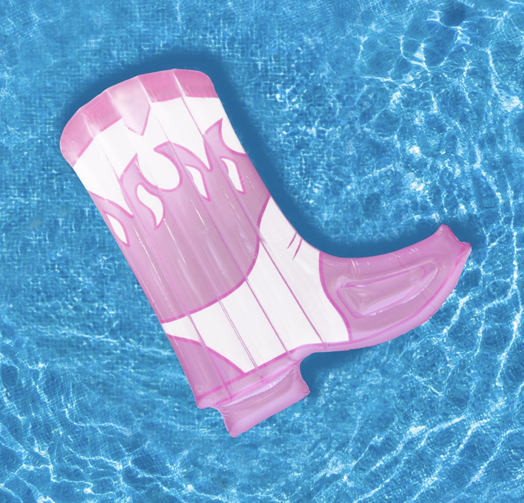 cowgirl boot floaty!